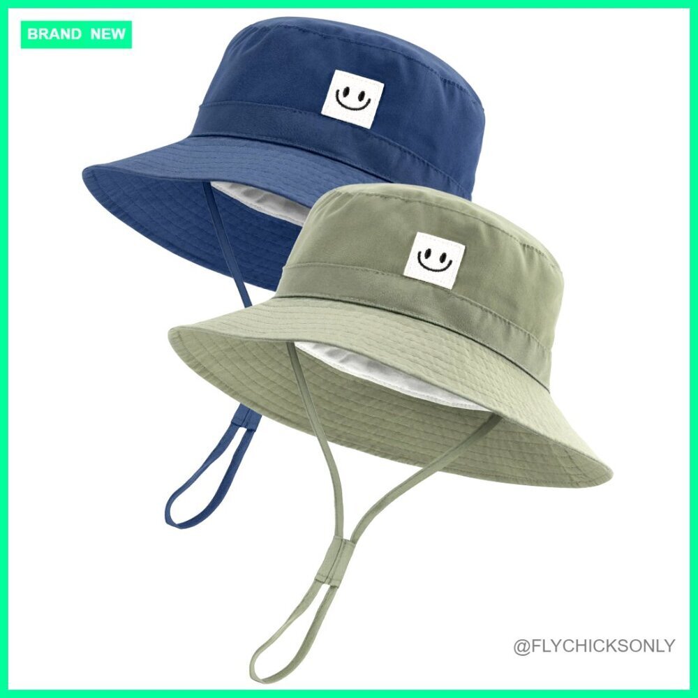 Toddler Sun Hat UPF 50+ Bucket Style Adjustable 0-5 Years Summer Protection